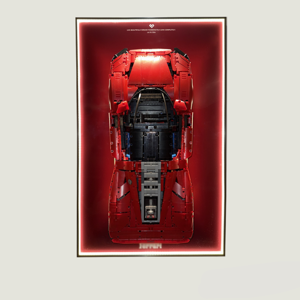 Car Brick Set with LED Frame